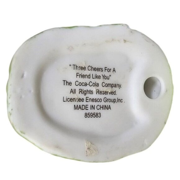 Coca-Cola Enesco "Three Cheers For A Friend Like You" Figurine 859583 Boy Trophy - Picture 4 of 7